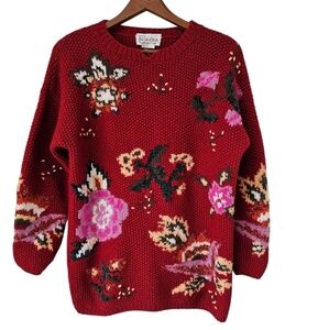 Exclusive LineSaintDenis Paris Design Read Chanky Sweater 100% wool knited M